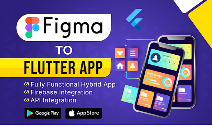 Gig Preview - Develop a flutter app and convert figma to flutter UI