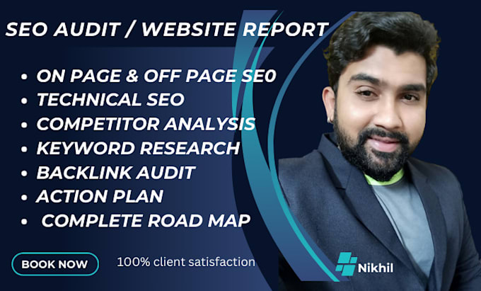 Gig Preview - Do seo audit report for website and technical website audit for any business