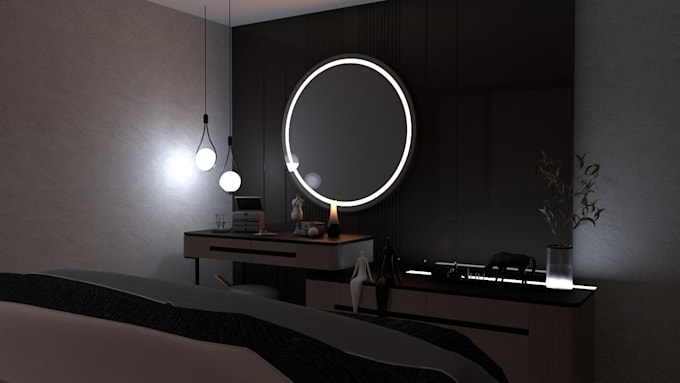 Gig Preview - Interior design and 3d visualization