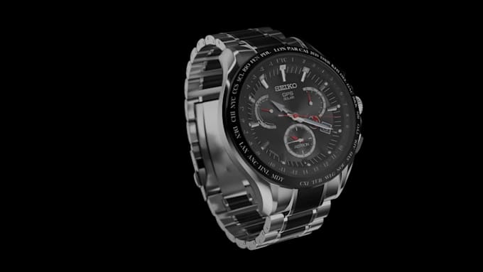 Gig Preview - Do 3d wristwatch animation, 3d cgi watch, 3d watch design, 3d watch modelling