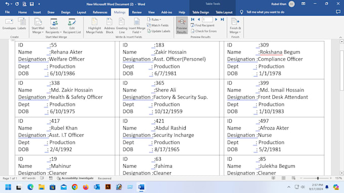 Gig Preview - Do excel data entry and web research admin support