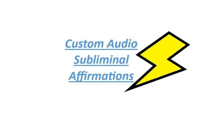 Gig Preview - Create a powerful custom subliminal track with tangible instant results