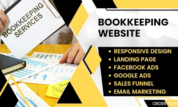 Gig Preview - Do bookkeeping website finance website accounting wordpress web development