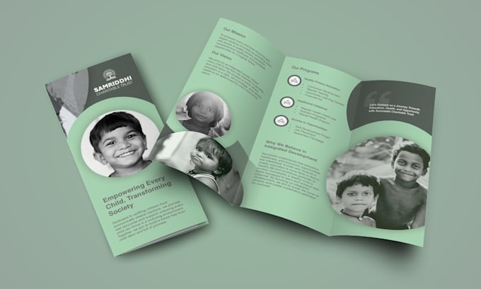 Gig Preview - Create eye catching tri fold brochure design for your business