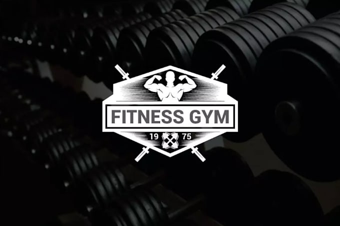 Gig Preview - Design premium fitness gym warrior and monogram 3d logo