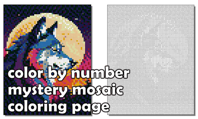 Bestseller - create color by number mystery mosaic color quest page