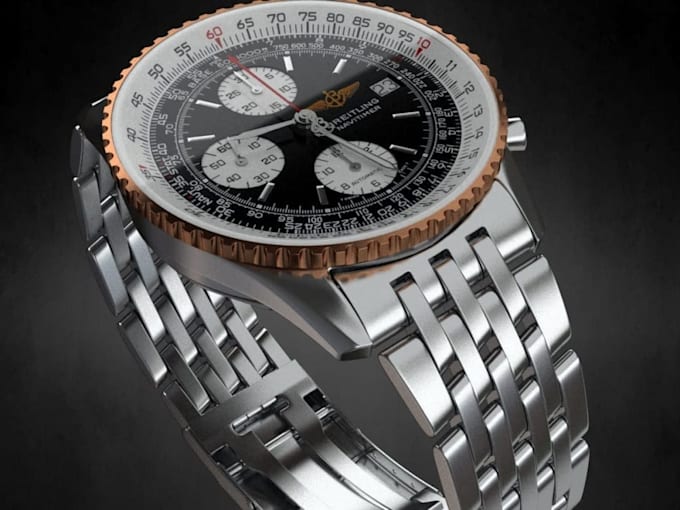 Gig Preview - Design and realistic 3d wristwatch animation,3dwristwatch modelling  rendering