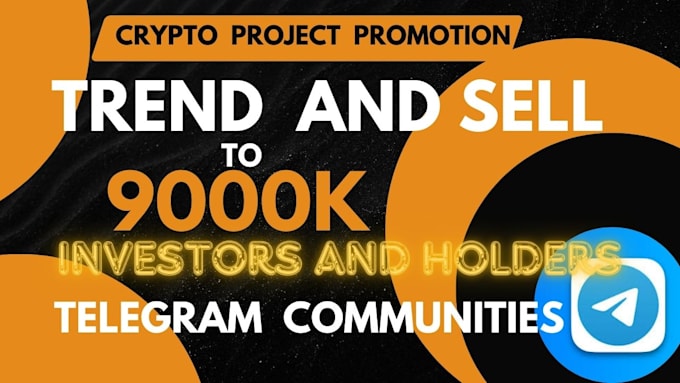 Gig Preview - Solana meme coin promotion to 900k crypto investor on crypto telegram community