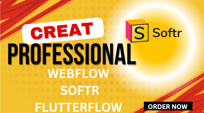 Gig Preview - Build your webflow ,flutterflow ,softr,glide ,appsheet,adalo,draftbit