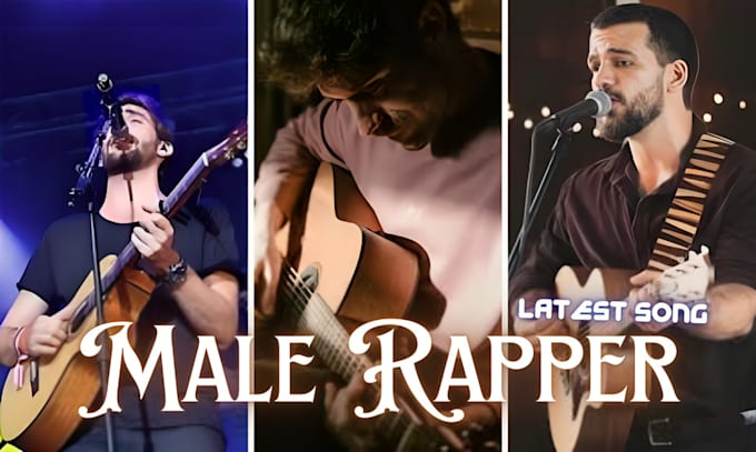 Gig Preview - Be your male singer songwriter, ghostwriter rap lyrics writer, male rapper, pop