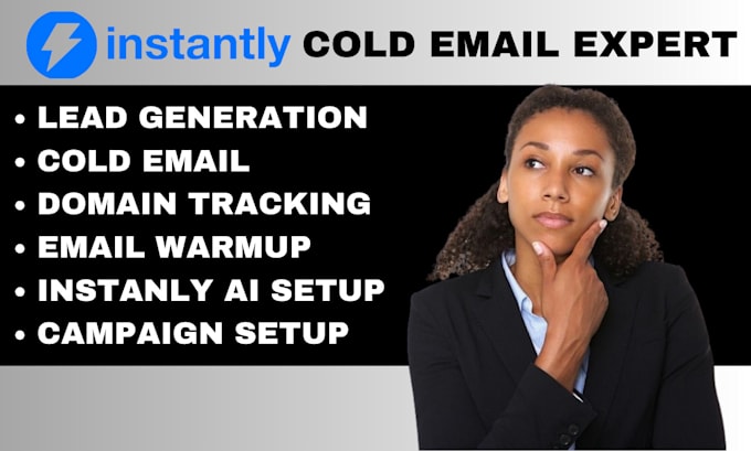 Gig Preview - Setup instantly ai for cold email outreach