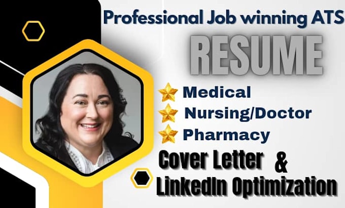 Gig Preview - Craft a medical resume, healthcare resume and pharmacy resume