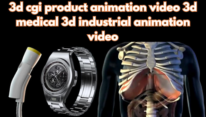 Gig Preview - Do 3d cgi product animation video 3d medical 3d industrial animation video