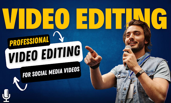 Gig Preview - Do video editing for your social media accounts