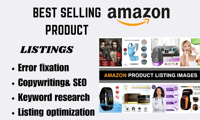 Gig Preview - Write seo amazon listing optimization,amazon product listing description