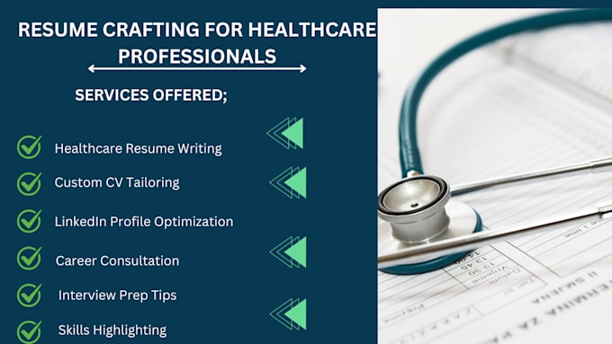 Gig Preview - Professional healthcare resume writing