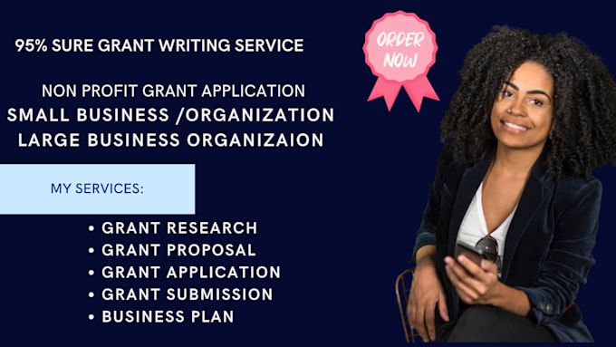 Gig Preview - Do grant research grant proposal grant writing for non profit