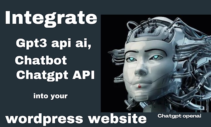 Gig Preview - Build chatgpt openai wordpress website with gpt3 api ai, chatbot, chatgpt API