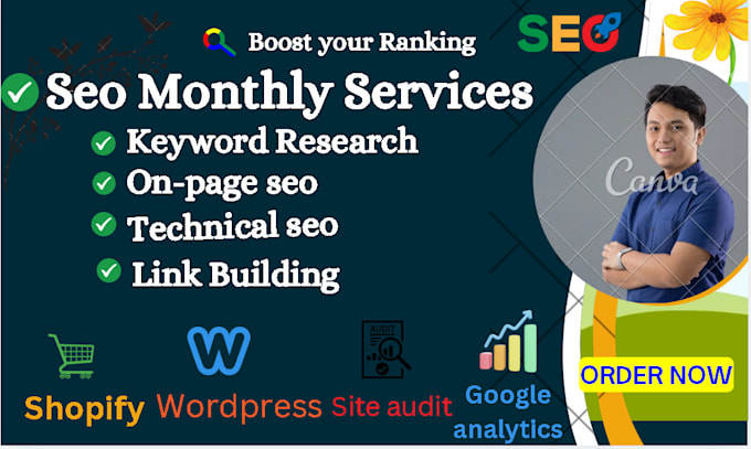 Bestseller - provide monthly SEO for your website to boost ranking