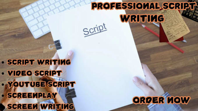 Gig Preview - Do movie script writing, scriptwriter, screenwriting, screenplay writing