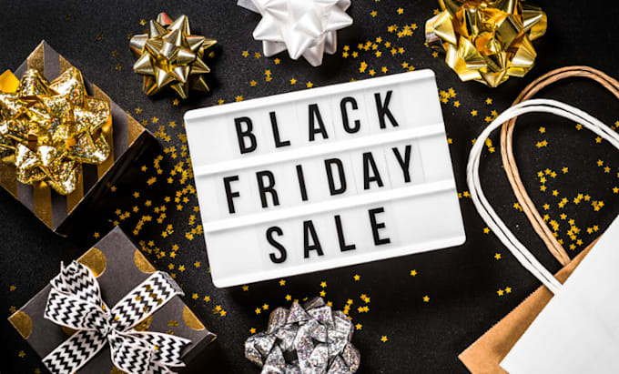 Gig Preview - Design black friday design social media post, sales post, banner, website design