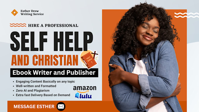 Gig Preview - Write christian ebook, self help ebook writer, prayer journal, amazon kindle