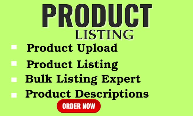 Gig Preview - Do products amazon listing product research listing SEO product description