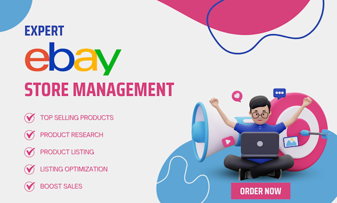 Gig Preview - Manage your ebay dropshipping store for maximum sales and profit