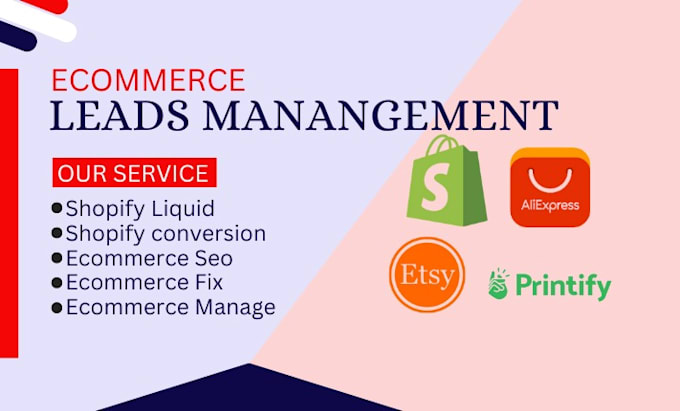 Bestseller - fix and manage ecommerce leads, SEO for sales conversion, and shopify liquid