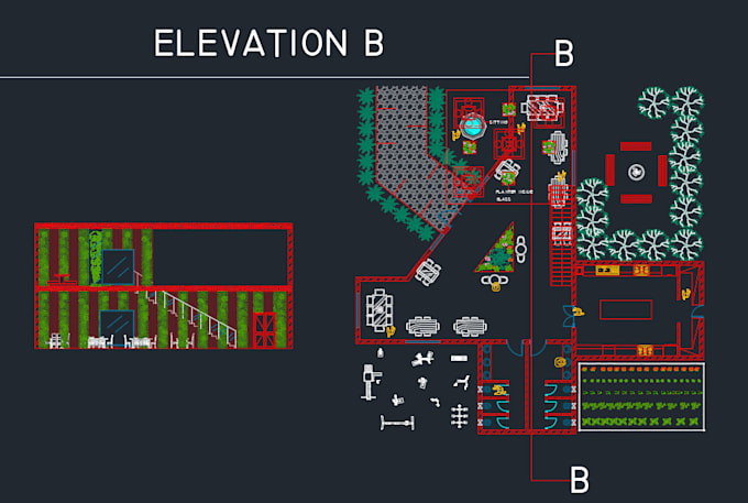 Gig Preview - Draw your 2d floor plans and elevations in autocad