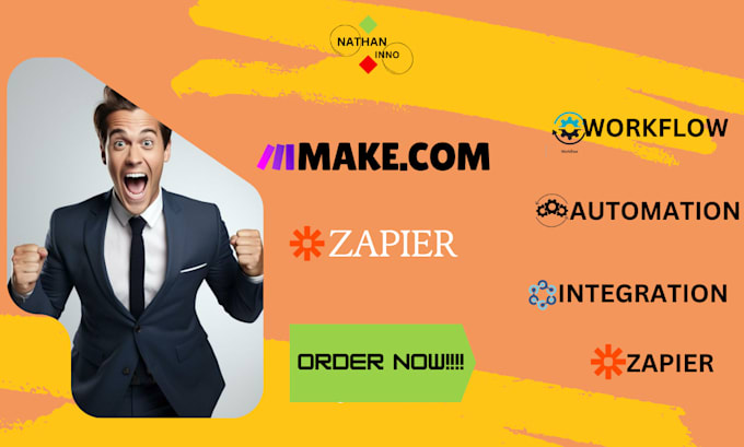 Gig Preview - Setup make com workflow, zapier auto, integer made com