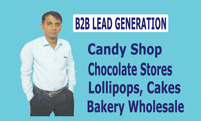 Gig Preview - Do b2b leads on online wholesale chocolate candy bakery shop