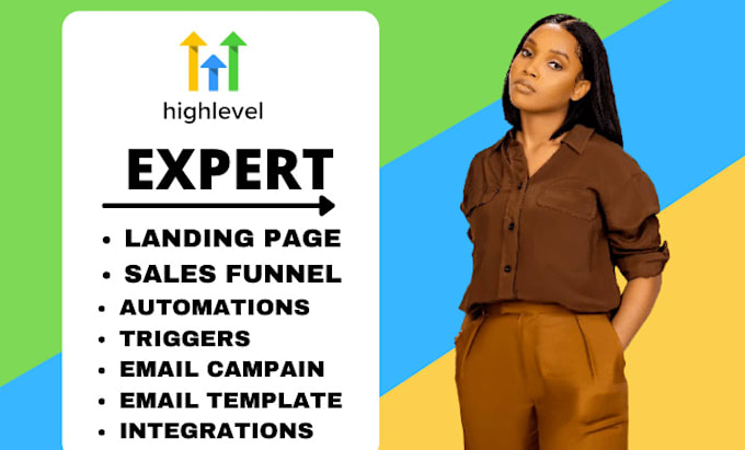 Gig Preview - Build gohighlevel sales funnel ghl sales funnel gohighlevel landing page ghl