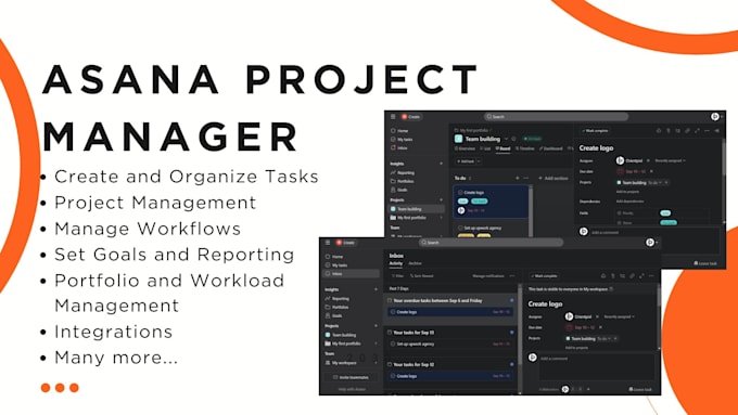 Gig Preview - Be asana project manager, do asana workflow, asana automation, virtual assistant