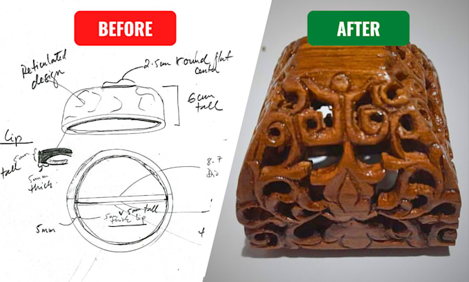 Gig Preview - Do any custom wood carving in any design, dimensions, and measurements