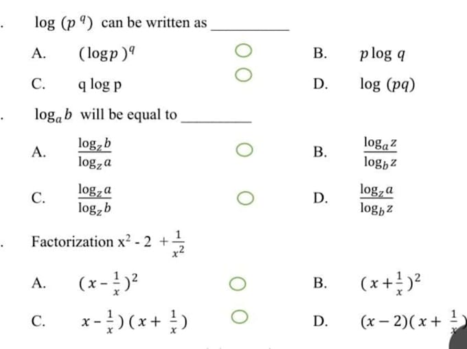 Gig Preview - Paper typing, article, mathematical equations and make worksheets