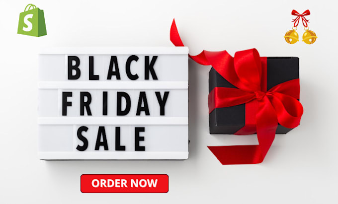 Gig Preview - Design shopify christmas store shopify marketing black friday ecommerce shopify