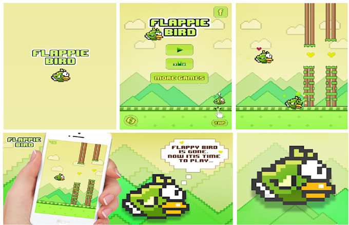 Gig Preview - Develop a flappy bird style game