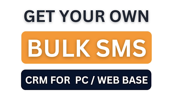 Gig Preview - Setup own bulk SMS system to send unlimited SMS web and PC