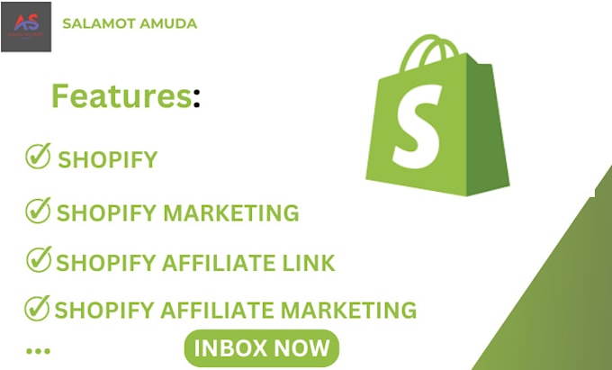 Gig Preview - Setup shopify affiliate store, shopify affiliate marketing, shopify marketing