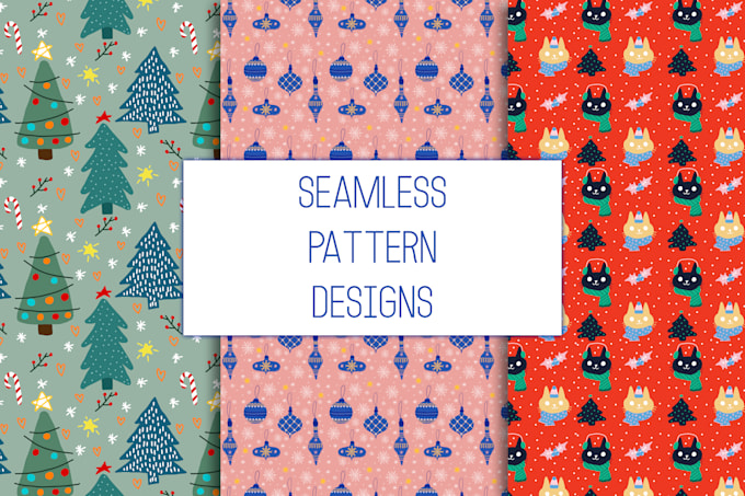 Gig Preview - Create a seamless pattern design of whatever you like