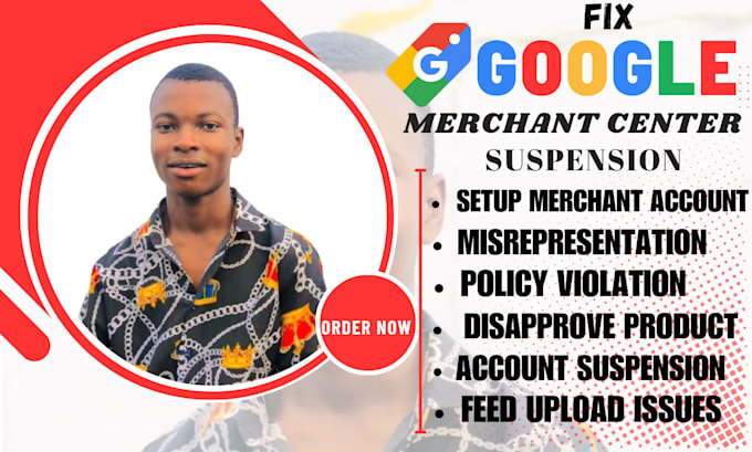 Gig Preview - Setup google merchant center, fix gmc errors, suspensions and misrepresentation