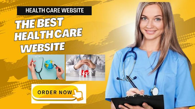 Gig Preview - Healthcare website medical website clinic website doctor website hospital web