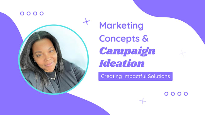 Gig Preview - Create marketing solutions and concepts that drive results