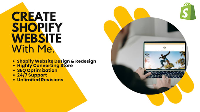 Bestseller - create modern shopify website design and redesign, shopify store