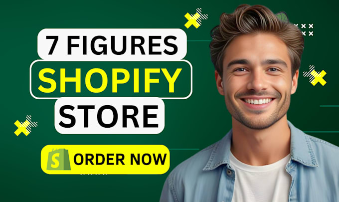 Gig Preview - Build automated 7 figure shopify dropshipping store ecommerce website redesign