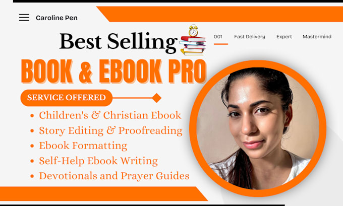 Gig Preview - Be children ebook writer, christian ebook, romance ghostwriter non fiction ebook