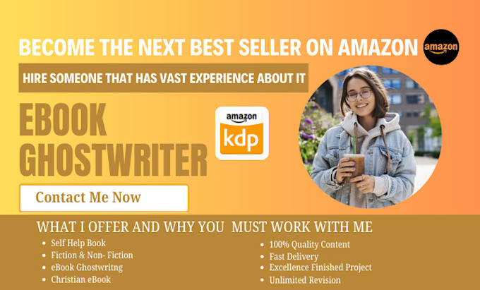 Bestseller - be your ebook ghostwriter, nonfiction ghostwriter , and KDP ghost book writer