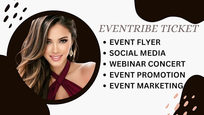 Gig Preview - Do event promotion for your eventbrite , webinar, offline event ticket booking