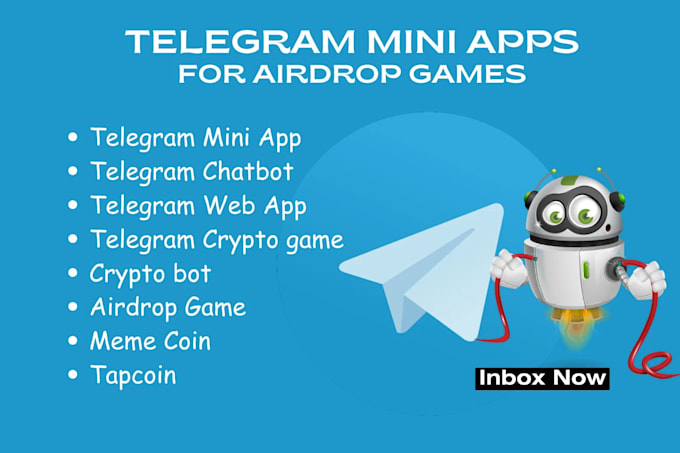 Gig Preview - Do telegram mini app, telegram bot, telegram web app, web3, telegram crypto game